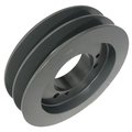 B B Manufacturing Bushing 2 Groove V-Belt Pulley 10.9 inch OD 2C105SF